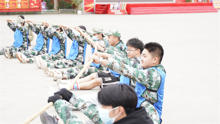 超然!新生軍訓(xùn)——團(tuán)隊(duì)訓(xùn)練賽